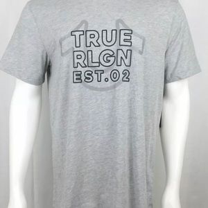 Men's True Religion Heather Grey T-Shirt
"True Over Horseshoe" 2X